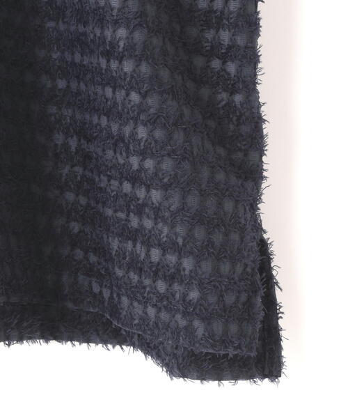 DANKE SCHON（ダンケシェーン）の「DankeSchon/ダンケシェーン/SHEER SHAGGY JQ S/S SHIRTS（シャツ/ブラウス・レディース・ブラック/グレー・F）」の18枚目の写真