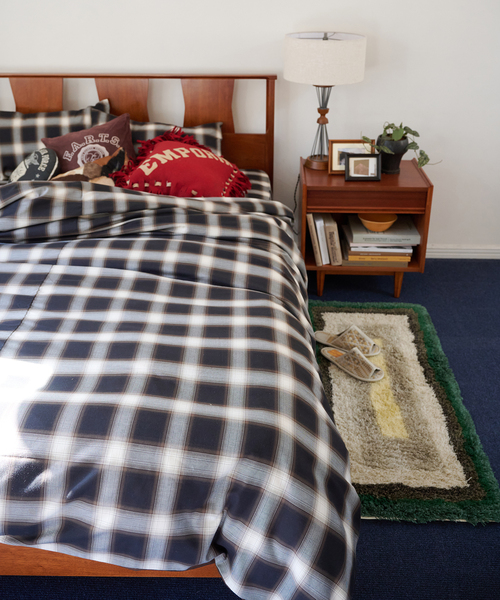 OMBRE CHECK DUVET COVER 掛け布団カバー セミダブル OMBRE CHECK