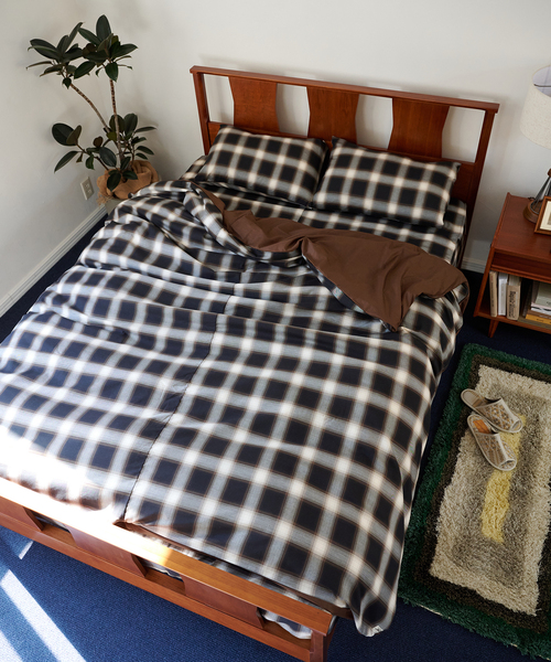 OMBRE CHECK DUVET COVER 掛け布団カバー セミダブル OMBRE CHECK DUVET COVER 掛け布団カバー セミダブル