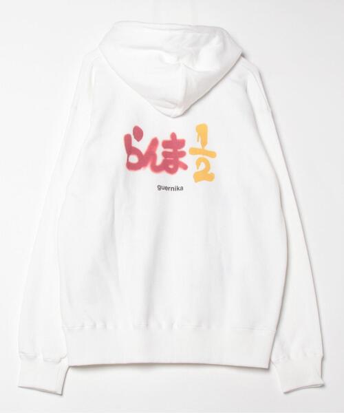 ROYAL FLASH(ロイヤルフラッシュ)の「【guernika×らんま1/2】らんま1/2 Paint Hoodie / Pちゃん(パーカー・メンズ・ホワイト・2XL/XL)」の4枚目の写真