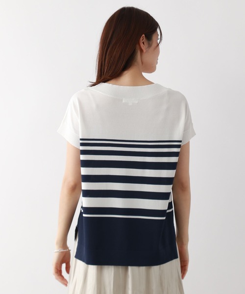 FOUND GOOD（ファウンドグッド）の「COOLニット/ボートPO（ニット/セーター・レディース・ブルー系/ネイビー/グレー系/パープル系/ブラウン系/ブラック・S/M/L）」の19枚目の写真