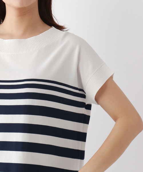 FOUND GOOD（ファウンドグッド）の「COOLニット/ボートPO（ニット/セーター・レディース・ブルー系/ネイビー/グレー系/パープル系/ブラウン系/ブラック・S/M/L）」の21枚目の写真