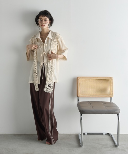 パンツ TOZAOU / mimi TRACK PANTS CATEGORY TOZAOU -Mimi Track Slacks | AVET