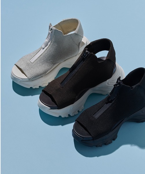 emmi eco ニットサンダル 23.5 セール】eco ニットサンダル（サンダル）｜emmi（エミ）の