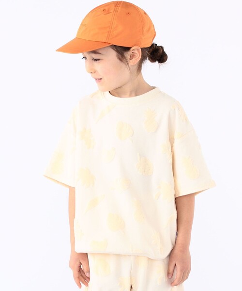 SHIPS(シップス)の「SHIPS KIDS:100~130cm / パイル ジャカード TEE(Tシャツ/カットソー・キッズ・ブルー系/オフホワイト・100/110/120/130)」の5枚目の写真