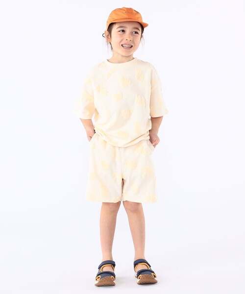 SHIPS(シップス)の「SHIPS KIDS:100~130cm / パイル ジャカード TEE(Tシャツ/カットソー・キッズ・ブルー系/オフホワイト・100/110/120/130)」の6枚目の写真