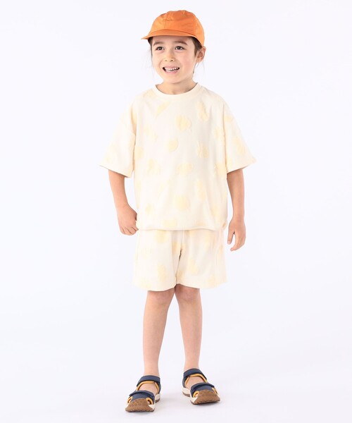 SHIPS(シップス)の「SHIPS KIDS:100~130cm / パイル ジャカード TEE(Tシャツ/カットソー・キッズ・ブルー系/オフホワイト・100/110/120/130)」の8枚目の写真