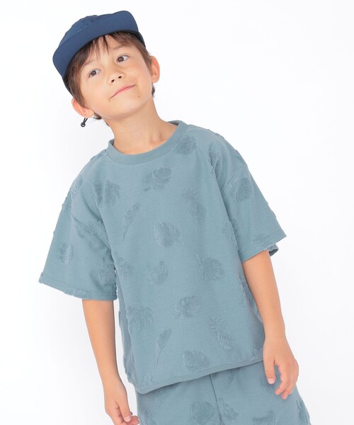 SHIPS(シップス)の「SHIPS KIDS:100~130cm / パイル ジャカード TEE(Tシャツ/カットソー・キッズ・ブルー系/オフホワイト・100/110/120/130)」の14枚目の写真