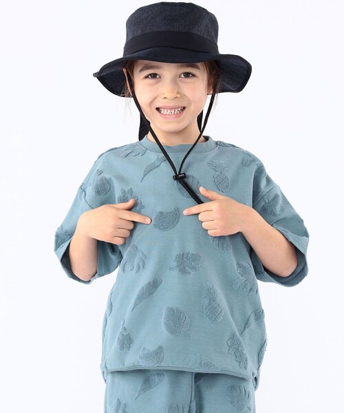 SHIPS(シップス)の「SHIPS KIDS:100~130cm / パイル ジャカード TEE(Tシャツ/カットソー・キッズ・ブルー系/オフホワイト・100/110/120/130)」の20枚目の写真