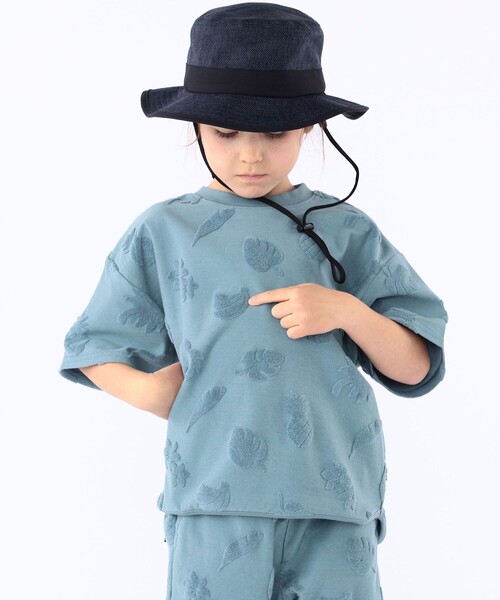 SHIPS(シップス)の「SHIPS KIDS:100~130cm / パイル ジャカード TEE(Tシャツ/カットソー・キッズ・ブルー系/オフホワイト・100/110/120/130)」の21枚目の写真