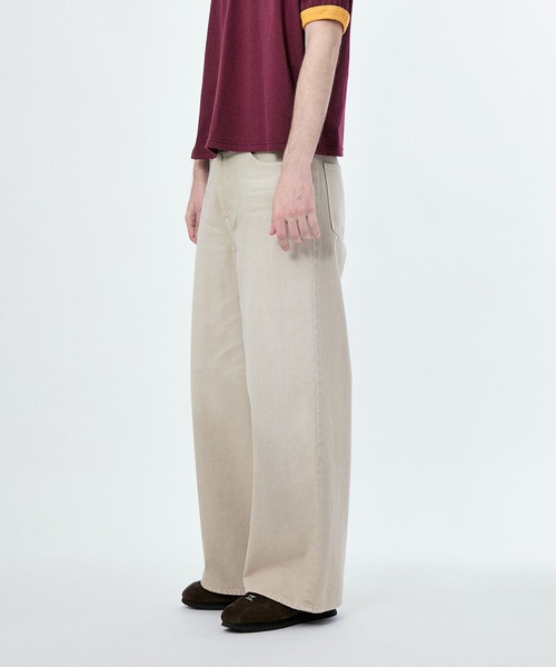 M TO R（ムウトアール）の「WRAP BAGGY DENIM（デニムパンツ・レディース・キナリ/ブルー・38/40/42）」の8枚目の写真