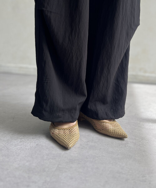 Chez toi（シェトワ）の「裾ドロストパンツ（その他パンツ・レディース・ブラック/グレイッシュベージュ・FREE）」の18枚目の写真