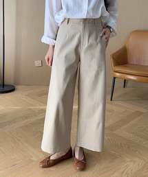 ゆったりワイドパンツ