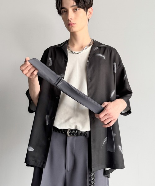 Classical Origin(クラシカルオリジン)の「【Classical Origin】「涼やか上品。」ベルト付きルーズシルエットショートスラックス/Belted Design Loose Silhouette Short Slacks(その他パンツ・メンズ・チャコールグレー/ブラック・LARGE/SMALL/MEDIUM)」の19枚目の写真