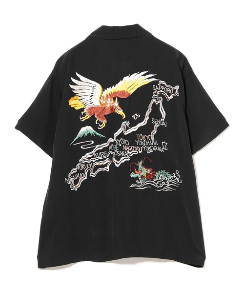 BEAMSBOY テーラー東洋 別注 STAR＆PINKDRAGON Tシャツ 贅沢な刺繍が素敵♡〈テーラー東洋×BEAMS BOY〉別注Tシャツ
