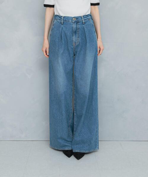 NEEDBY heritage（ニードバイヘリテージ）の「NEEDBY heritage　AARON（デニムパンツ・レディース・ブルー・24/25/26）」の8枚目の写真