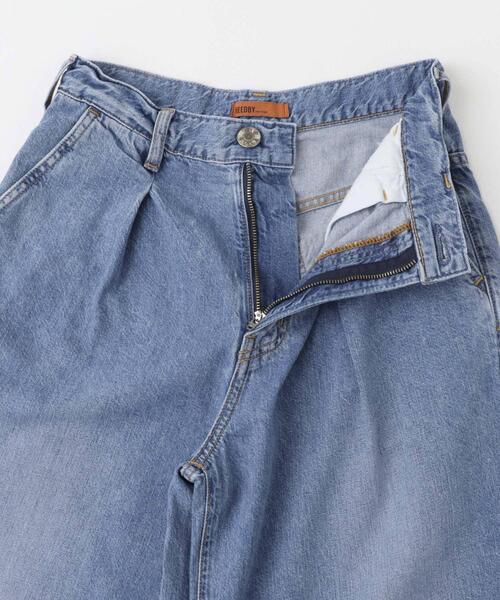 NEEDBY heritage（ニードバイヘリテージ）の「NEEDBY heritage　AARON（デニムパンツ・レディース・ブルー・24/25/26）」の2枚目の写真