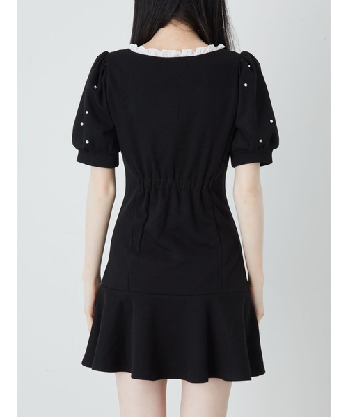 Ank Rouge（アンクルージュ）の「ドーリーリボンカットOP（ワンピース・レディース・ピンク/グレー/ブラック・M）」の5枚目の写真