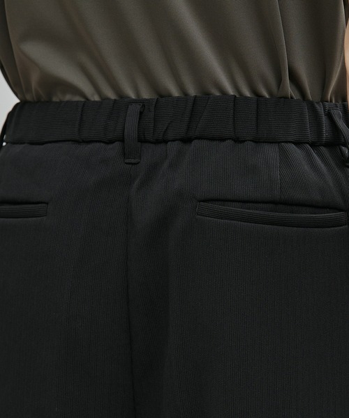 COLD DRY PLEATS 2タックイージーパンツ 接触冷感｜軽量｜通気性