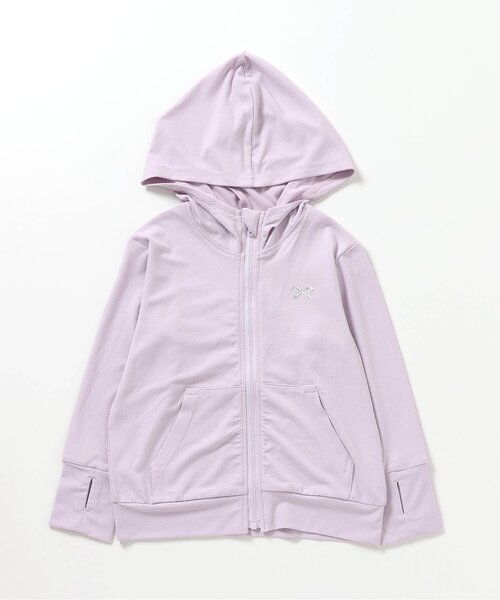 apres les cours(アプレレクール)の「【UVカット】ひんやりUVパーカー(パーカー・キッズ・アイボリー/サックスブルー/ラベンダー・80/90/100/110/120/130)」の3枚目の写真