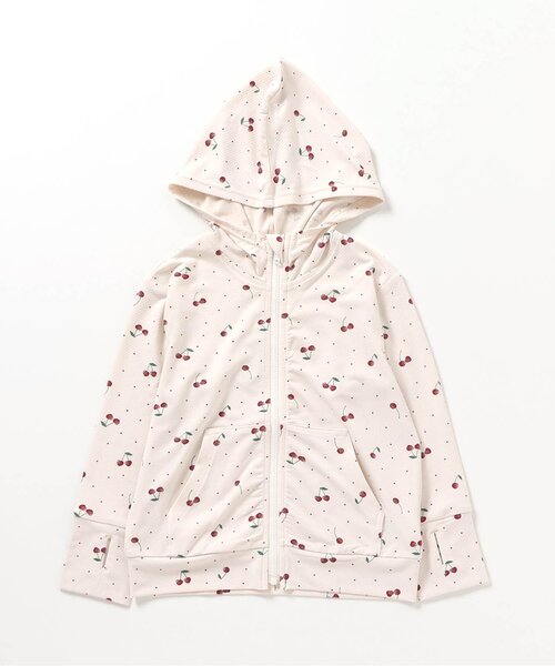 apres les cours(アプレレクール)の「【UVカット】ひんやりUVパーカー(パーカー・キッズ・アイボリー/サックスブルー/ラベンダー・80/90/100/110/120/130)」の15枚目の写真