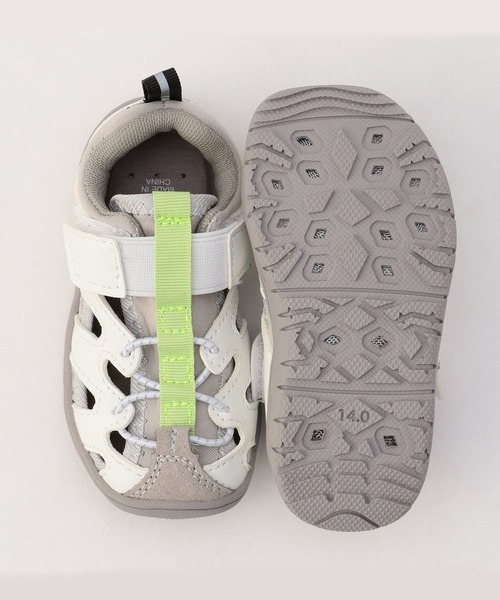 Ampersand（アンパサンド）の「Ampersand/アンパサンド 水抜きサンダル（サンダル・キッズ・ブラック/ホワイト・20/18/19）」の14枚目の写真