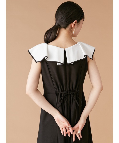 セール】バイカラースイッチングワンピース（ワンピース）｜LILY