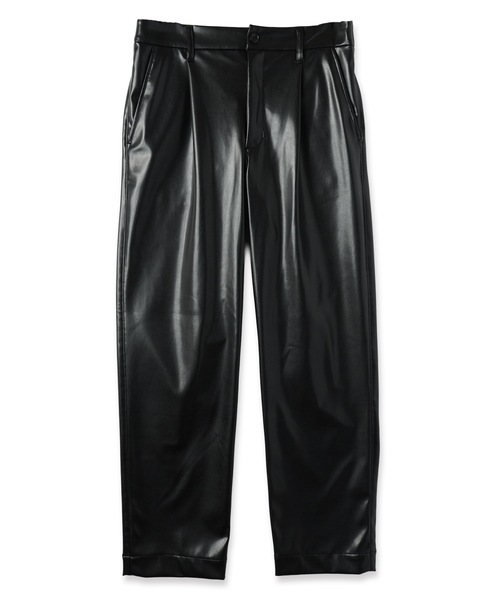 RYU(リュー)の「vegan leather tapered slacks(その他パンツ・メンズ・ブラック/スモークピンク・2/4)」の20枚目の写真