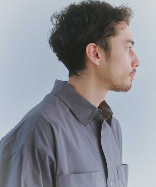 NewAnce(ニュアンス)の「【NewAnce】Typewriter Half Sleeve Shirts(シャツ/ブラウス・メンズ・サックスブルー/チャコールグレー/ホワイト/ブラウン・L/M)」の19枚目の写真