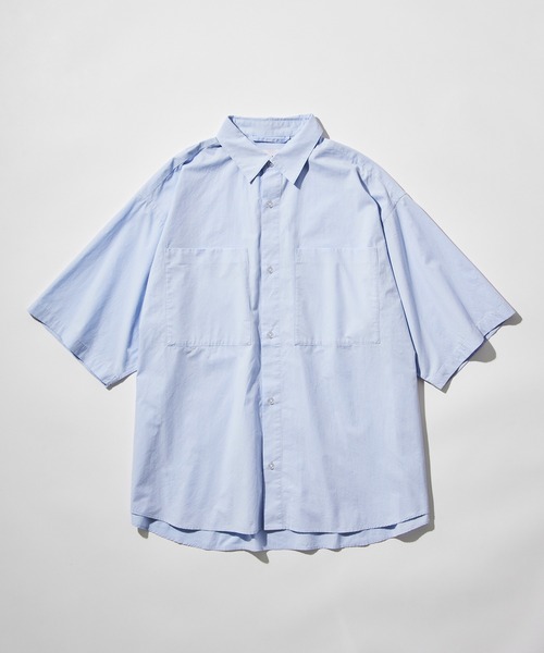 NewAnce(ニュアンス)の「【NewAnce】Typewriter Half Sleeve Shirts(シャツ/ブラウス・メンズ・サックスブルー/チャコールグレー/ホワイト/ブラウン・L/M)」の13枚目の写真