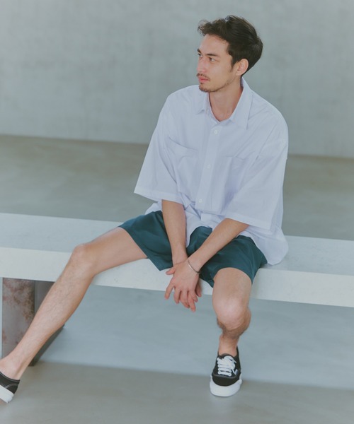 NewAnce(ニュアンス)の「【NewAnce】Typewriter Half Sleeve Shirts(シャツ/ブラウス・メンズ・サックスブルー/チャコールグレー/ホワイト/ブラウン・L/M)」の16枚目の写真