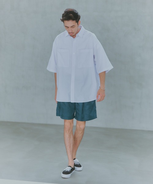 NewAnce(ニュアンス)の「【NewAnce】Typewriter Half Sleeve Shirts(シャツ/ブラウス・メンズ・サックスブルー/チャコールグレー/ホワイト/ブラウン・L/M)」の17枚目の写真