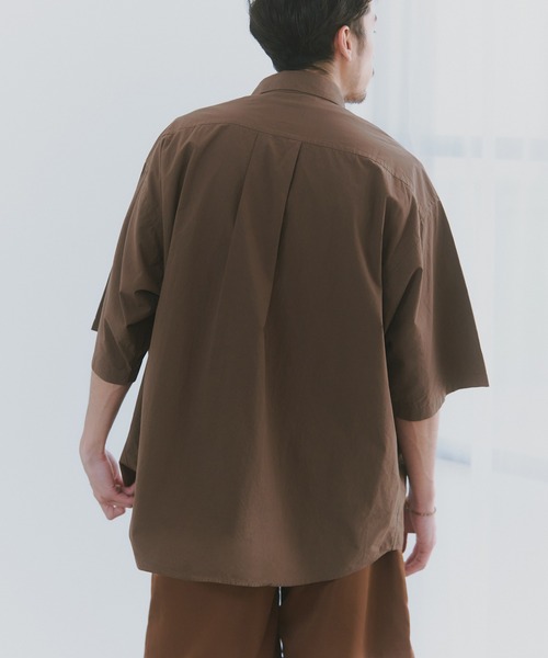 NewAnce(ニュアンス)の「【NewAnce】Typewriter Half Sleeve Shirts(シャツ/ブラウス・メンズ・サックスブルー/チャコールグレー/ホワイト/ブラウン・L/M)」の7枚目の写真