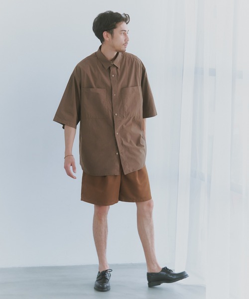 NewAnce(ニュアンス)の「【NewAnce】Typewriter Half Sleeve Shirts(シャツ/ブラウス・メンズ・サックスブルー/チャコールグレー/ホワイト/ブラウン・L/M)」の9枚目の写真