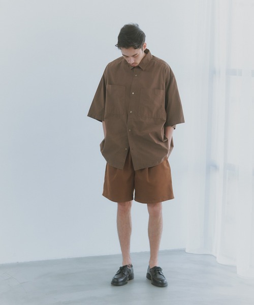NewAnce(ニュアンス)の「【NewAnce】Typewriter Half Sleeve Shirts(シャツ/ブラウス・メンズ・サックスブルー/チャコールグレー/ホワイト/ブラウン・L/M)」の10枚目の写真