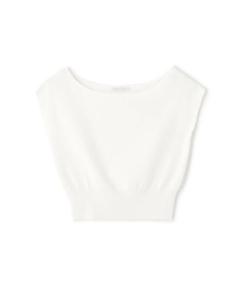 PROPORTION BODY DRESSING(プロポーションボディドレッシング)の「デコルテ総針ニット / 1215170513(ニット/セーター・レディース・ホワイト系その他/レッド/ネイビー・FREE)」の4枚目の写真