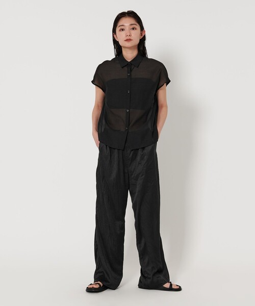 MARW UNITED ARROWS＞ツイル フレアパンツ