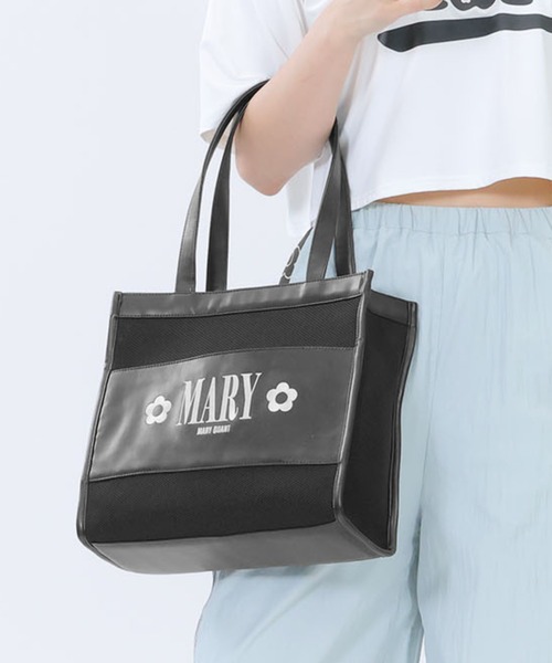 メッシュMARYロゴ刺繍 トート（トートバッグ）｜MARY QUANT