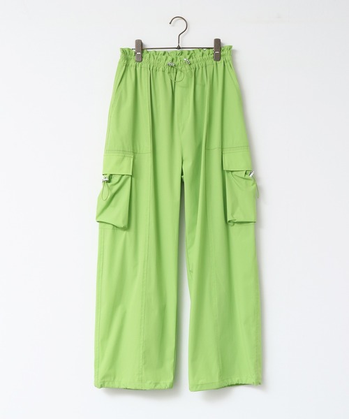 hunch（ハンチ）の「【接触冷感】パラシュートパンツ（その他パンツ・レディース・モカ/オフホワイト/ライム/ブラック・FREE）」の11枚目の写真