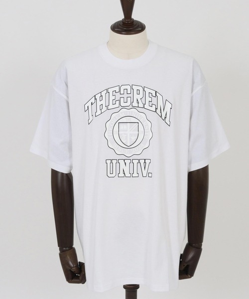 THEOREM(セオレム)の「mlt5253-Printed College Tee Tシャツ(Tシャツ/カットソー・メンズ・ブラック/ホワイト・L/XL/S/M)」の11枚目の写真