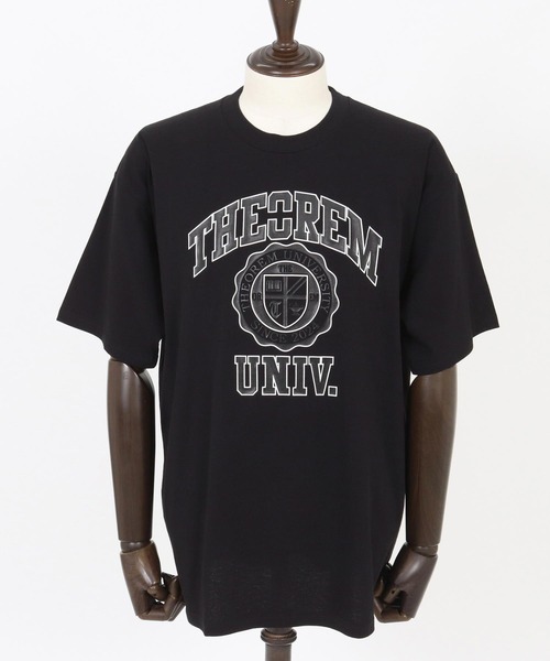 THEOREM(セオレム)の「mlt5253-Printed College Tee Tシャツ(Tシャツ/カットソー・メンズ・ブラック/ホワイト・L/XL/S/M)」の9枚目の写真