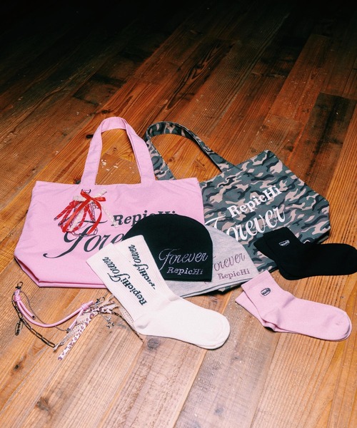 repipi armario（レピピ アルマリオ）の「【HOnOKAコラボ】BIGトート（トートバッグ・キッズ・カモフラージュ/ピンク・FREE）」の6枚目の写真