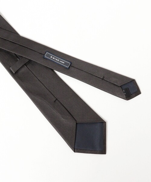 B:MING by BEAMS（ビーミングバイビームス）の「シルク ソリッド ネクタイ 25FW（ネクタイ・メンズ・インディゴブルー/ネイビー/ブラウン/ダークブラウン/グレー/チャコールグレー/ブルー/オリーブ・ONE SIZE）」の9枚目の写真