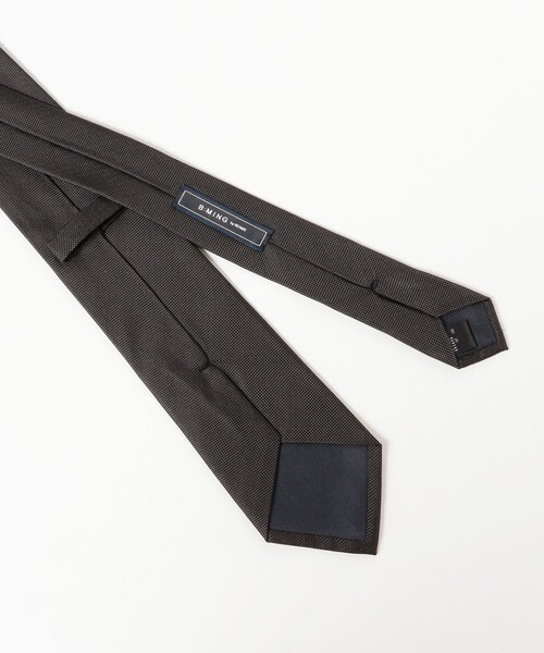 B:MING by BEAMS（ビーミングバイビームス）の「シルク ソリッド ネクタイ 25FW（ネクタイ・メンズ・インディゴブルー/ネイビー/ブラウン/ダークブラウン/グレー/チャコールグレー/ブルー/オリーブ・ONE SIZE）」の10枚目の写真