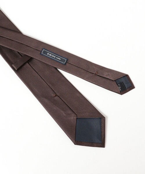 B:MING by BEAMS（ビーミングバイビームス）の「シルク ソリッド ネクタイ 25FW（ネクタイ・メンズ・インディゴブルー/ネイビー/ブラウン/ダークブラウン/グレー/チャコールグレー/ブルー/オリーブ・ONE SIZE）」の11枚目の写真