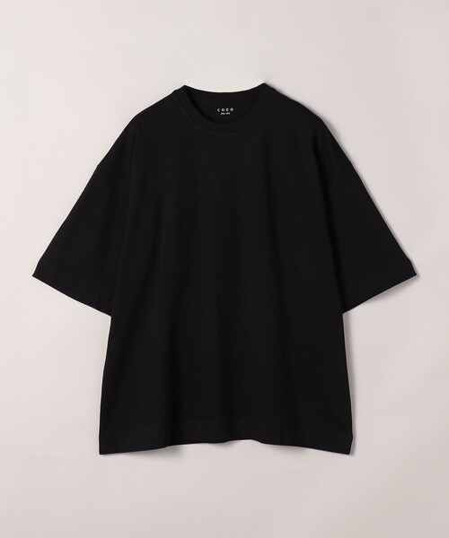 coen(コーエン)の「【2枚セット/パックTee】2パック ヘビーウェイトビッグTシャツ(Tシャツ/カットソー・メンズ・ブラック/ホワイト・FREE)」の2枚目の写真