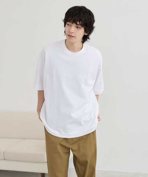 coen(コーエン)の「【2枚セット/パックTee】2パック ヘビーウェイトビッグTシャツ(Tシャツ/カットソー・メンズ・ブラック/ホワイト・FREE)」の4枚目の写真