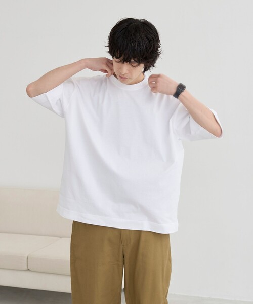 coen(コーエン)の「【2枚セット/パックTee】2パック ヘビーウェイトビッグTシャツ(Tシャツ/カットソー・メンズ・ブラック/ホワイト・FREE)」の6枚目の写真