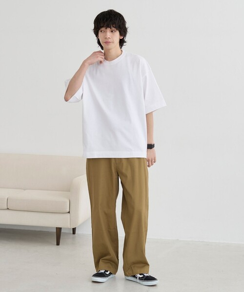 coen(コーエン)の「【2枚セット/パックTee】2パック ヘビーウェイトビッグTシャツ(Tシャツ/カットソー・メンズ・ブラック/ホワイト・FREE)」の7枚目の写真