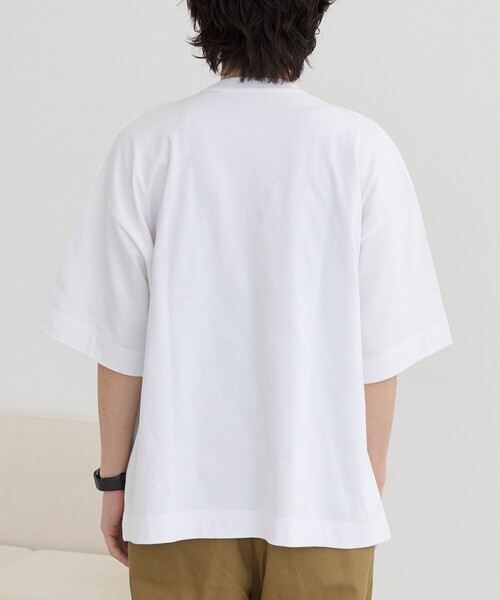 coen(コーエン)の「【2枚セット/パックTee】2パック ヘビーウェイトビッグTシャツ(Tシャツ/カットソー・メンズ・ブラック/ホワイト・FREE)」の18枚目の写真
